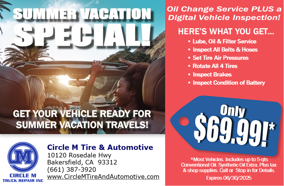 Oil Change Special - Circle M Tire & Automotive